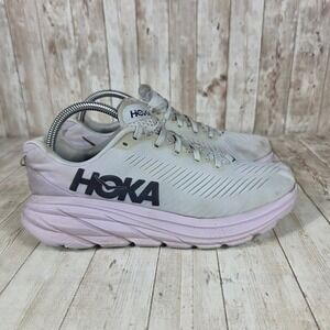Hoka Rincon Women's Running Shoes Light Gray Cushioned Sneakers‎ Size 8.5B